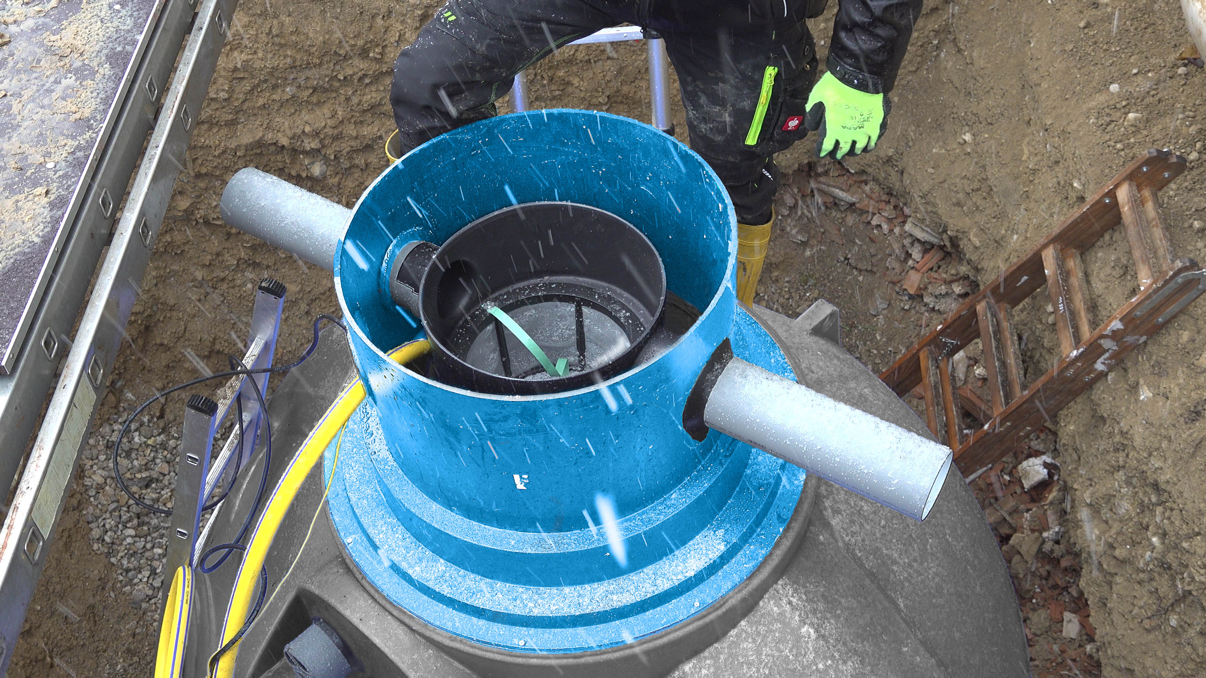 Einbauanleitung Einbau des Regenwassertanks Wassernator